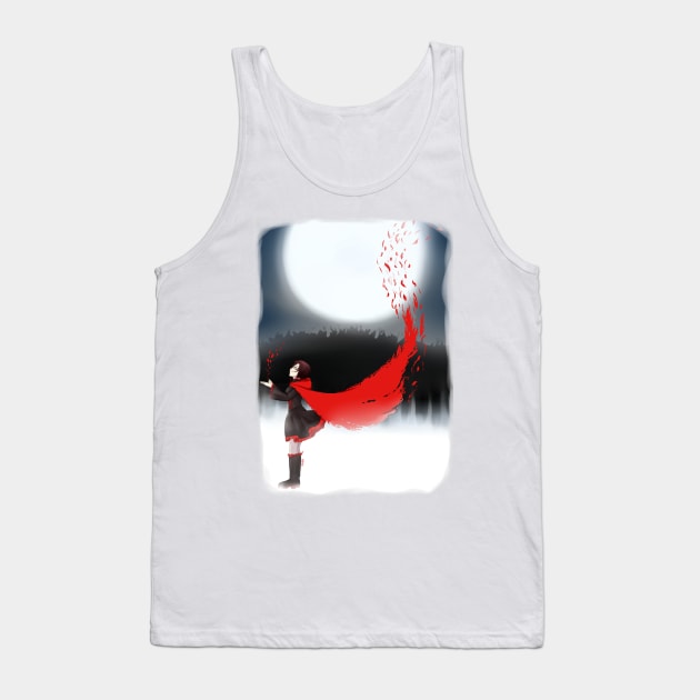 Red like Roses (Night) Tank Top by Hayde